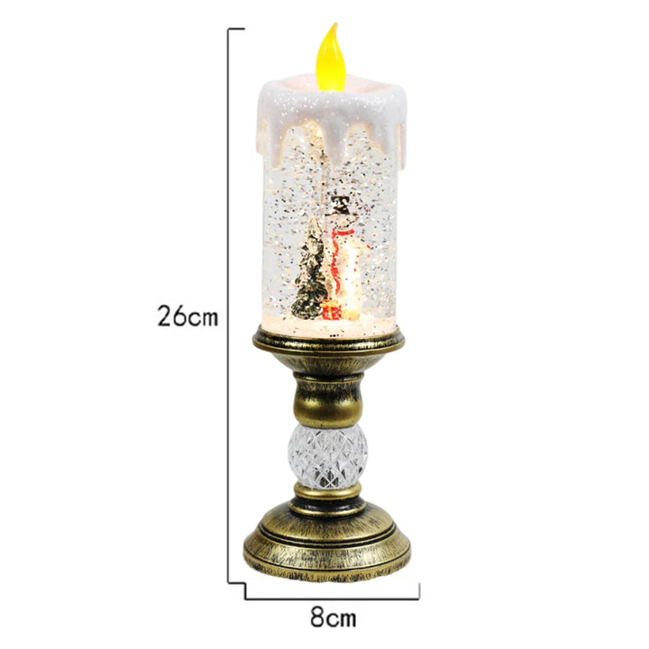 Crystal Echo Christmas Water Candle | Skanto