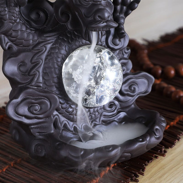 Mystic Dragon Lucky Clay Vannfall Brenner | Skanto