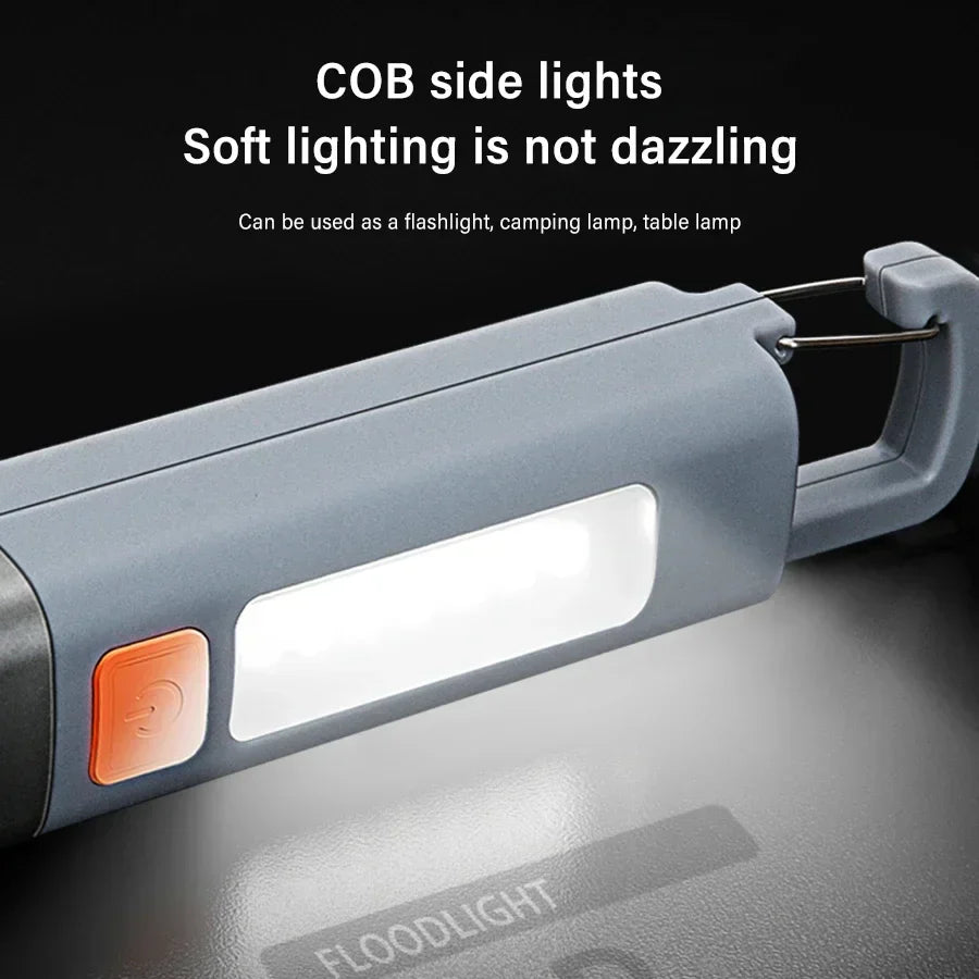 Ultra-Bright Long Shot USB Oppladbar Lommelykt | Skanto