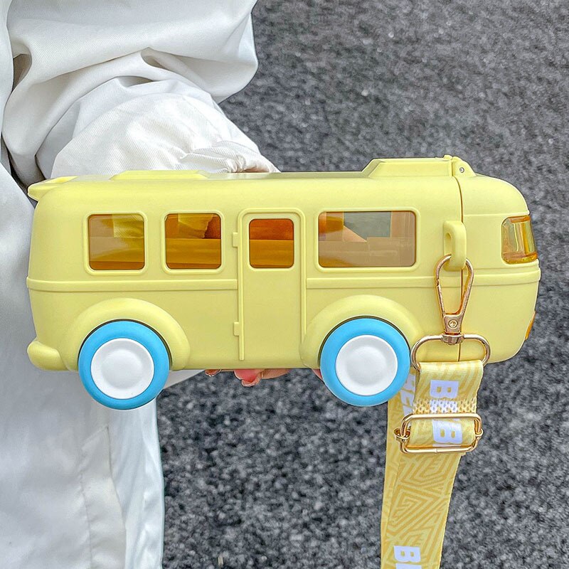 Skanto | Søt Bus Leak-Proof Lille Rytter Vannflaske