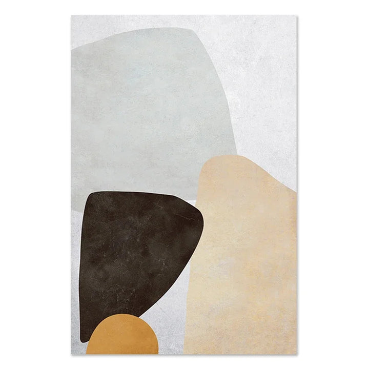 Skandinavisk Abstrakt Grå Rosa Granitt Veggkunst Fine Art Lerret Utskrifter Bilder For Moderne Leilighet Stue Soveroms Kunst dekor | Skanto
