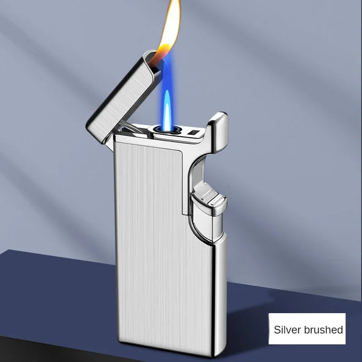 Metal Double Fire Jet Butane Lighter | Skanto