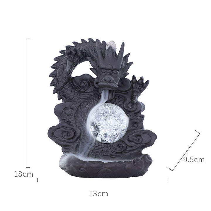 Mystic Dragon Lucky Clay Vannfall Brenner | Skanto
