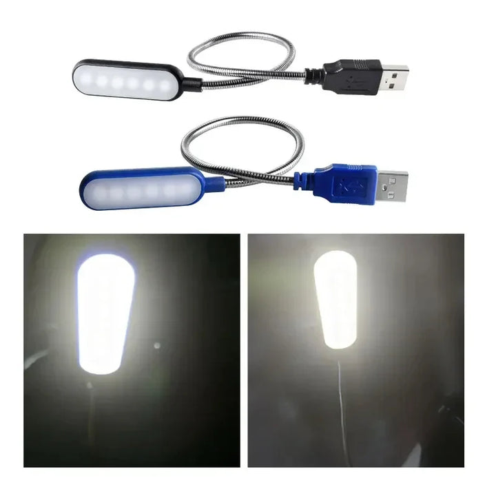 Skanto | USB LED Lese Lampe – Kompakt Lys for Nødsituasjoner