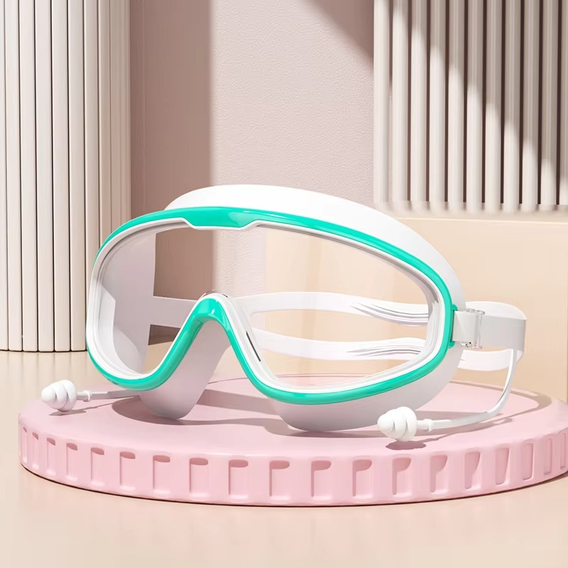 Schwimmbrille für Erwachsene mit Antibeschlagbeschichtung – Stilvolle, UV-schützende Schwimmbekleidung mit auslaufsicherer Passform
