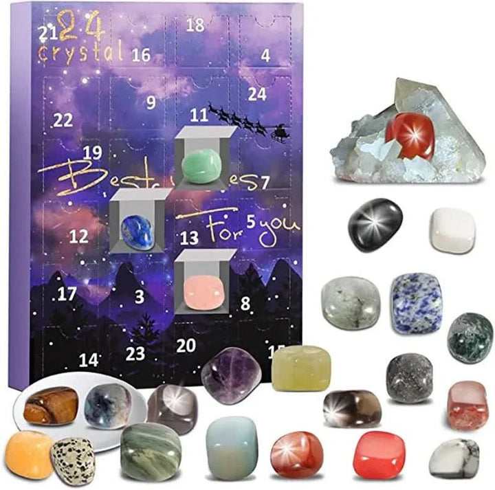 Skanto | Adventskalender med 24 ekte edelstener for unge utforskere