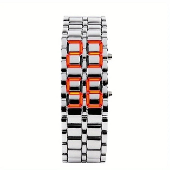 Skanto | LED Lava Digital Unik Flow Klok