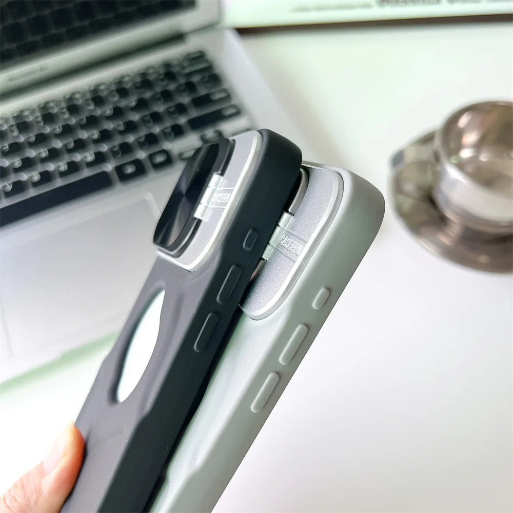 Skanto | Magsafe Silikon Linse Flip iPhone Etui