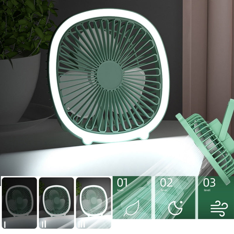 Kompakt Enkel Mini Nattlampe USB Luftkjøler | Skanto