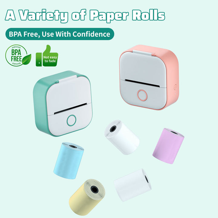 PocketPrint Mini – Bærbar termisk fotoprinter uten blekk | Skanto