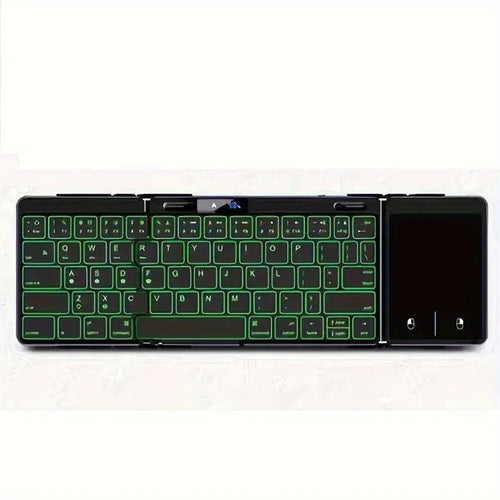 Skanto | Sammenleggbar RGB Trådløs Innebygd Touchpad Bakgrunnsbelyst Reisetastatur