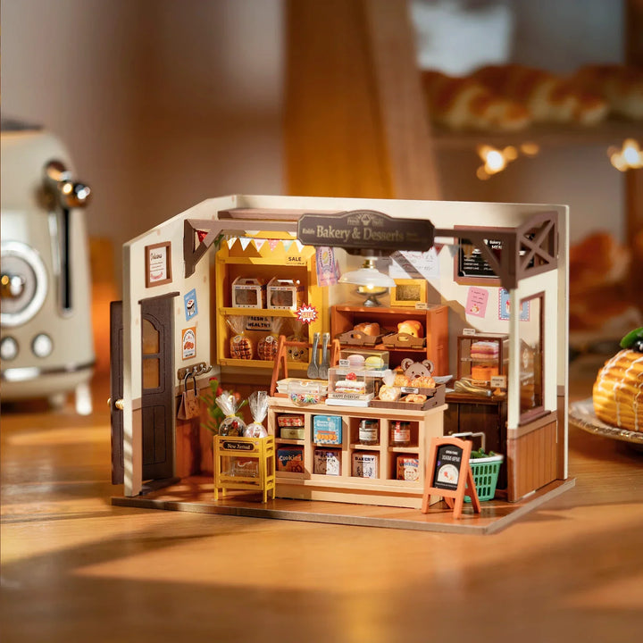 Miniatyr Kafé Tre AssemSkantoy DIY Bakeri Sett | Skanto