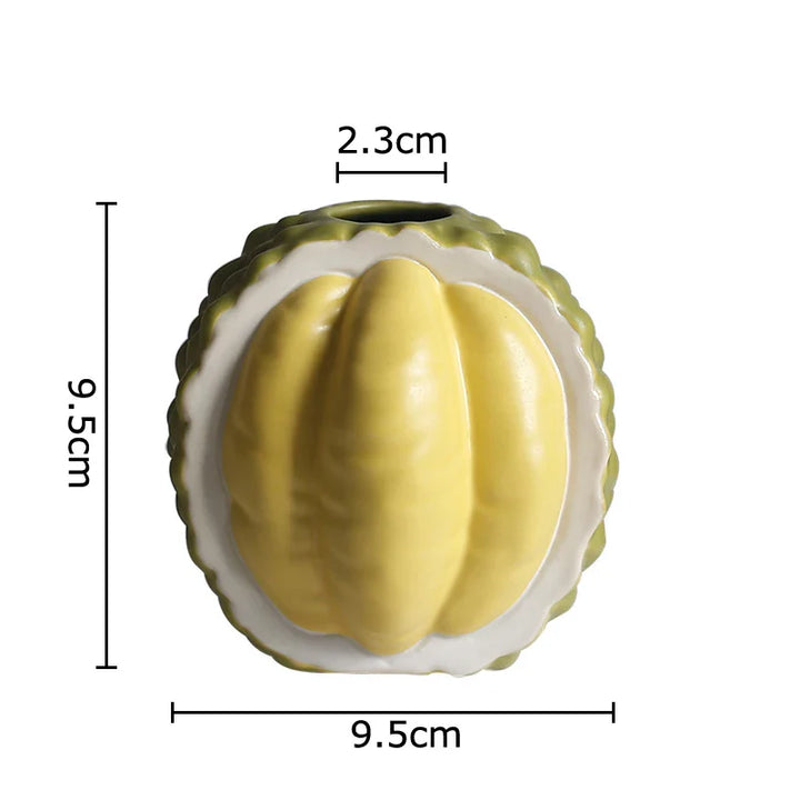 Durian-formet keramik vase | Skanto
