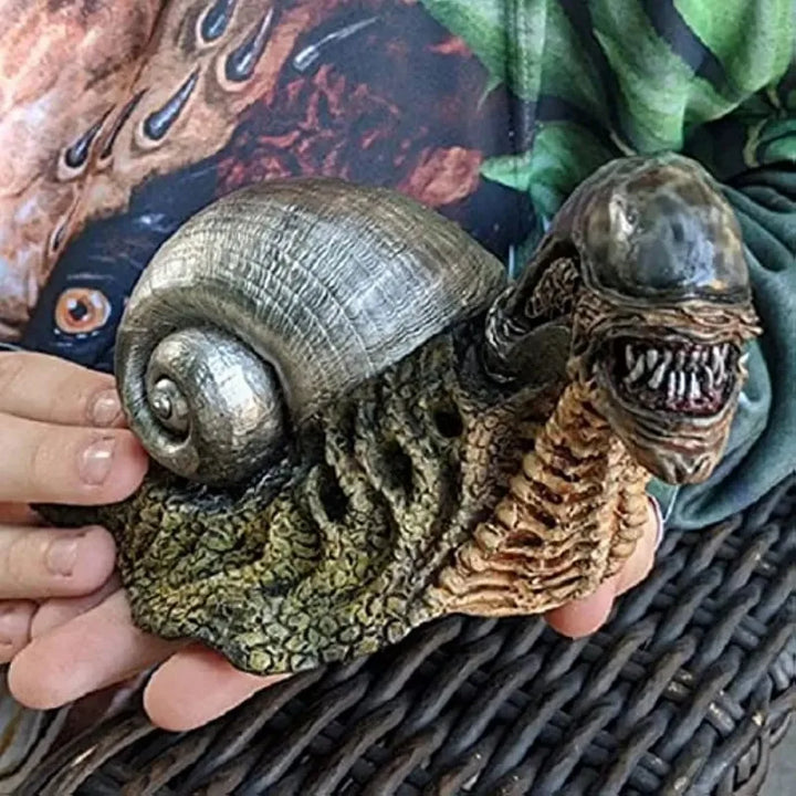 Skanto | Variasjon Snegle Statue, Resin Evil Snegle Skulptur Alien Elskerens Nye Favoritt Hjemmekontor Dekorasjon Hage Utendørs Dekorasjon