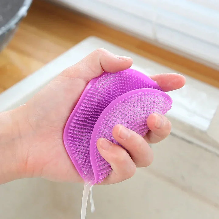 CleanFlex – Silikon Oppvaskbørste & Multifunksjonell Kjøkken Skrubbepute Skanto