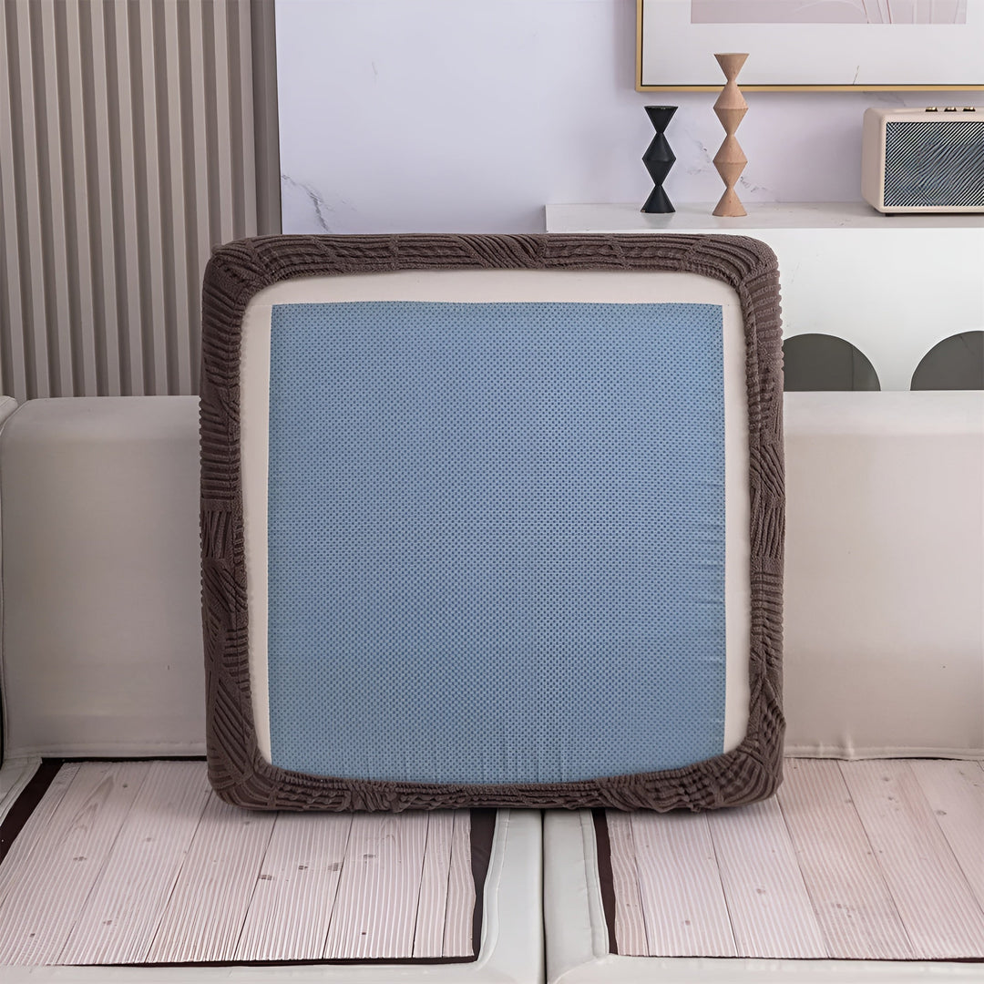 Jacquard sofabukser med geometrisk patruljemønster - mykt og dyreprint | Ideell for beskyttelse og koselige oppholdsrom