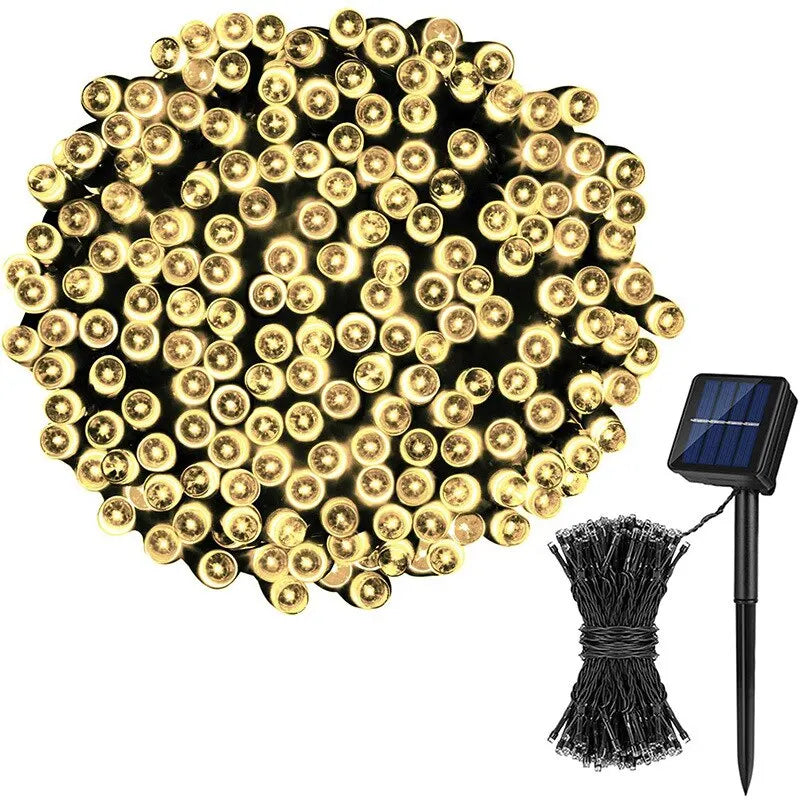 Skanto | Vannavvisende solgarland med LED-lamper for hagen