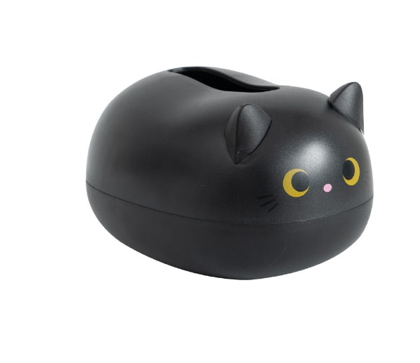 Katt-formet Desktop Stoffboks | Skanto