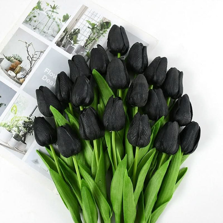 Skanto | Kunstig Tulipanbukett med Realistiske Livaktige Blomster