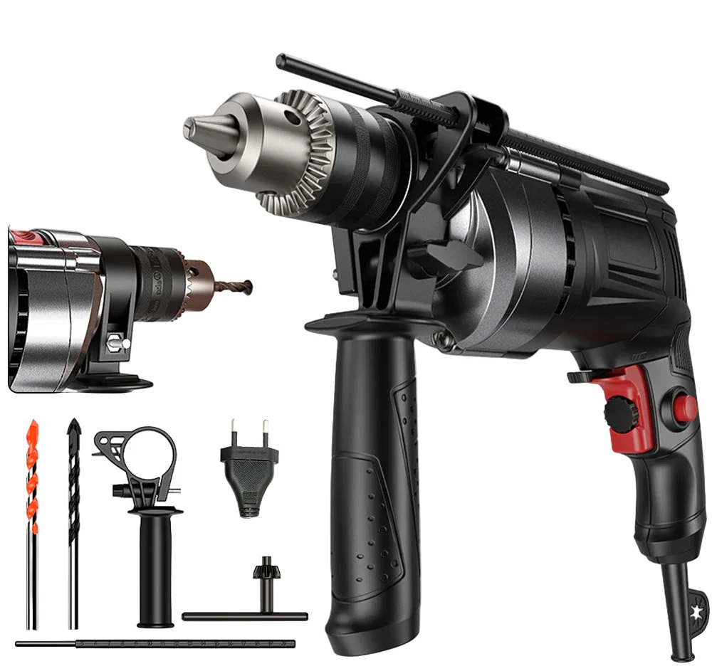 Frendorf | 780W Elektrisk Hammer & Boremaskin med Variabel Hastighet – DrillForce