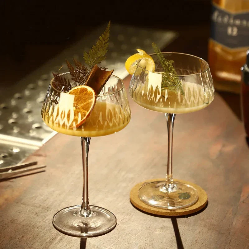 Elegant 2-delt Cocktail Coupe Sett Skanto