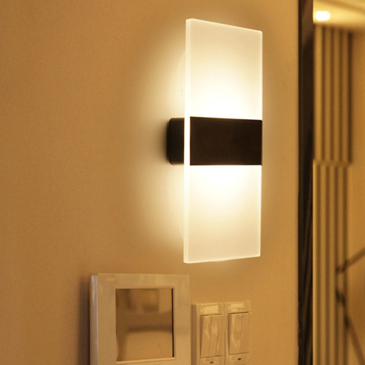 Glass vegglampe | Skanto