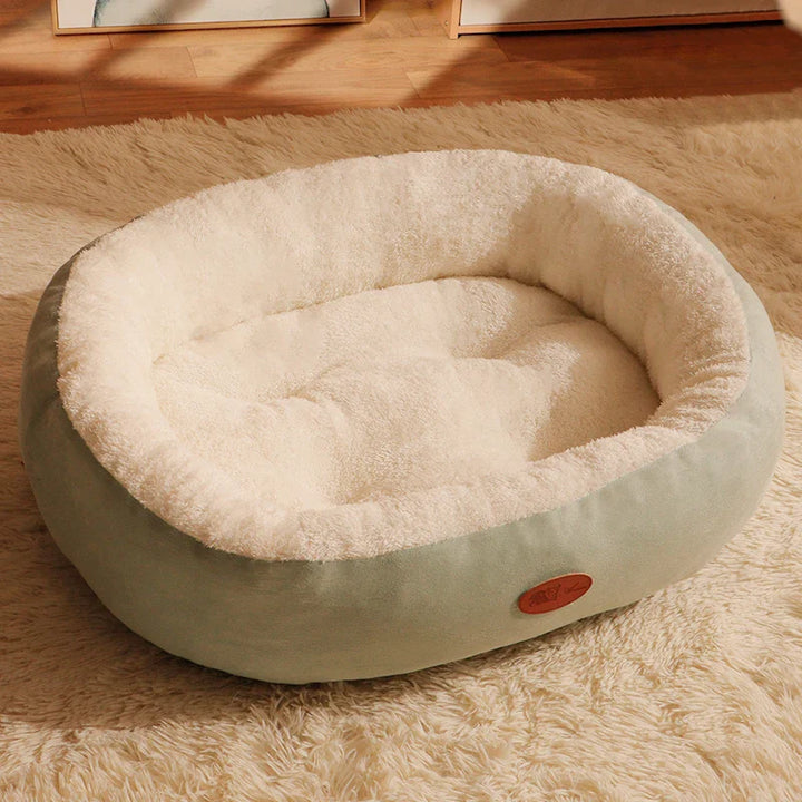 Oval Plush Bed for Dogs & Cats Skanto