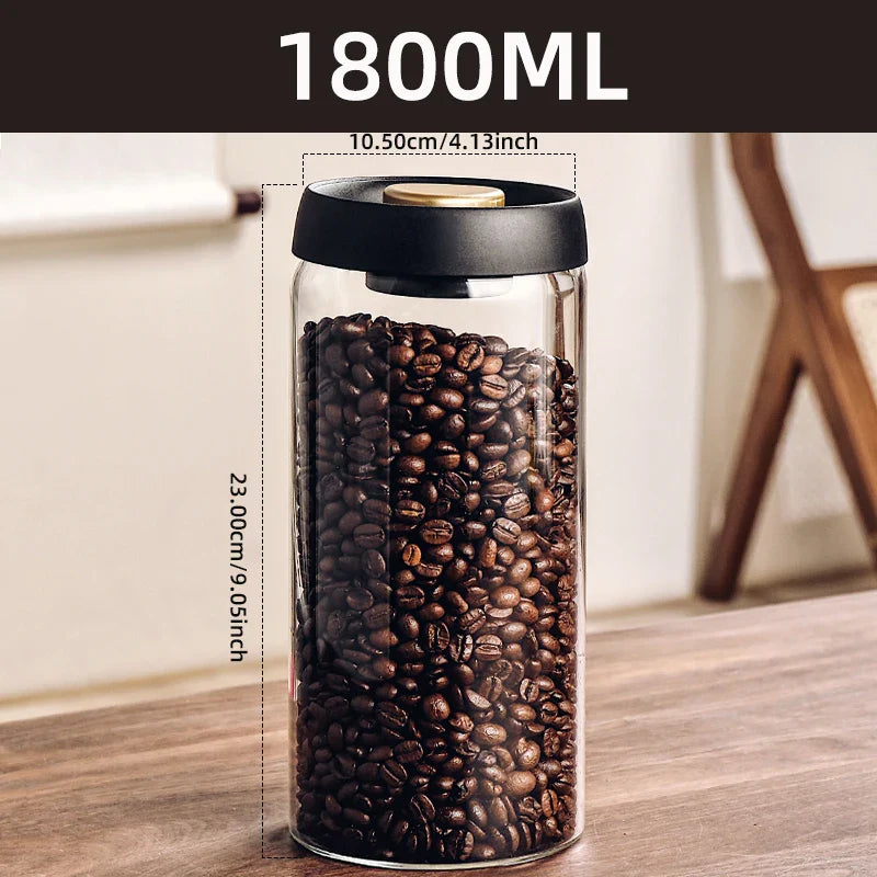 Vakuum lagringskrukke laget av borosilikatglass | Skanto