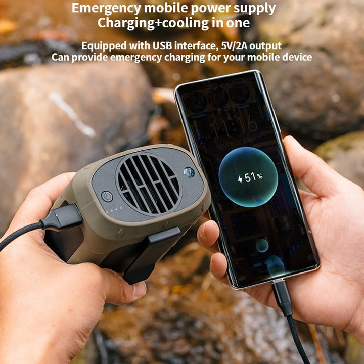 Skanto | Camping Oppladbar Nakke Vifte Power Bank