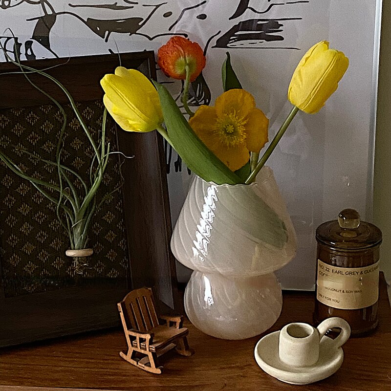 Nordisk Stripete Glassvase | Skanto