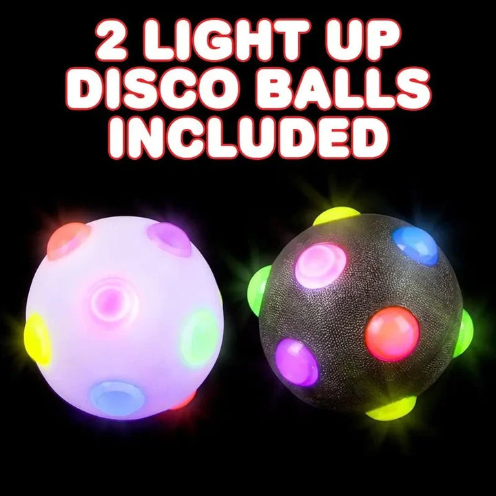 Skanto | Hundelekeg GlowPaw Ball | LED Lysball | Elastisk & Bite Resistant | For Hunder, Katter & Barn