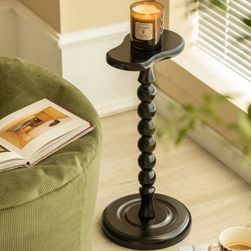 Skanto | Middelalder Tid Solide Tre Mini Kaffe Bord