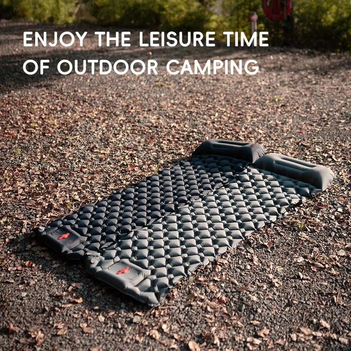 Skanto | Inflatable Camping Sleeping Pad with Built-in Pillow Self-Inflating Air Cushion for Hiking and Outdoor Travel