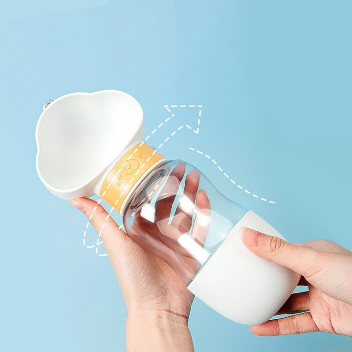 2in1 Smart Pet Portable Water Bottle Feeder | Skanto
