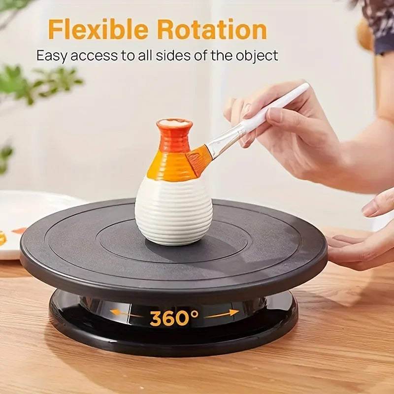 Skanto | CakeMagic Turteller | 360° roterbar | Matvarer trygg | 28×28×6.4 cm