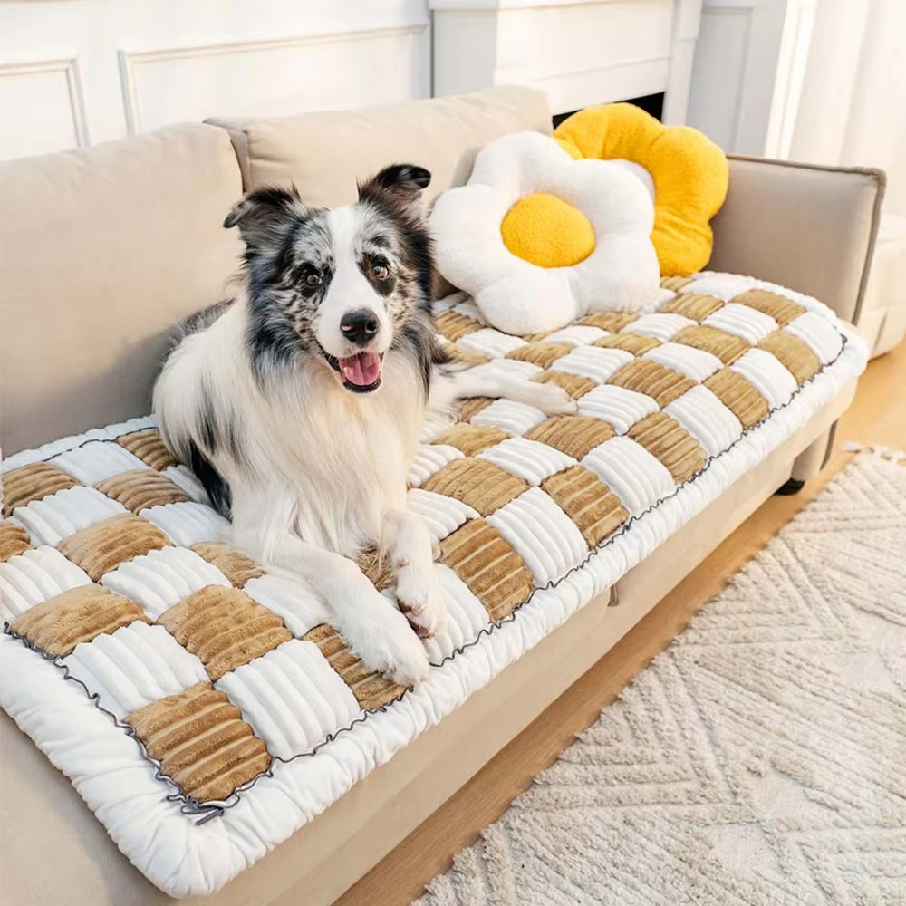 Skanto | Varm Anti-Sklisikker Vaskbar Hundeseng Matte & Sofabeskyttelse