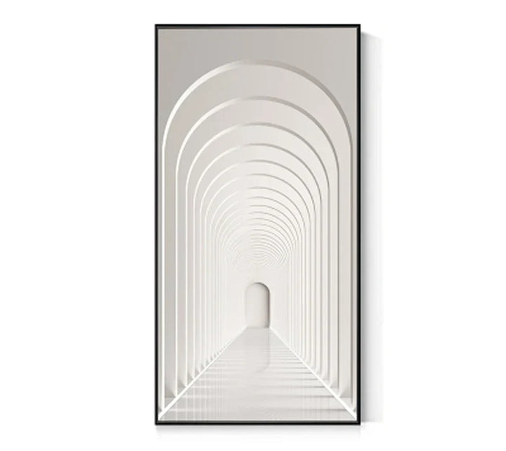Moderne Abstrakt Minimalistiske Buemotiver Arkitektur Veggkunst Fine Art Lærred Utskrifter Bilder For Inngangshall Foyer Stue Hjemmekontor Dekor | Skanto