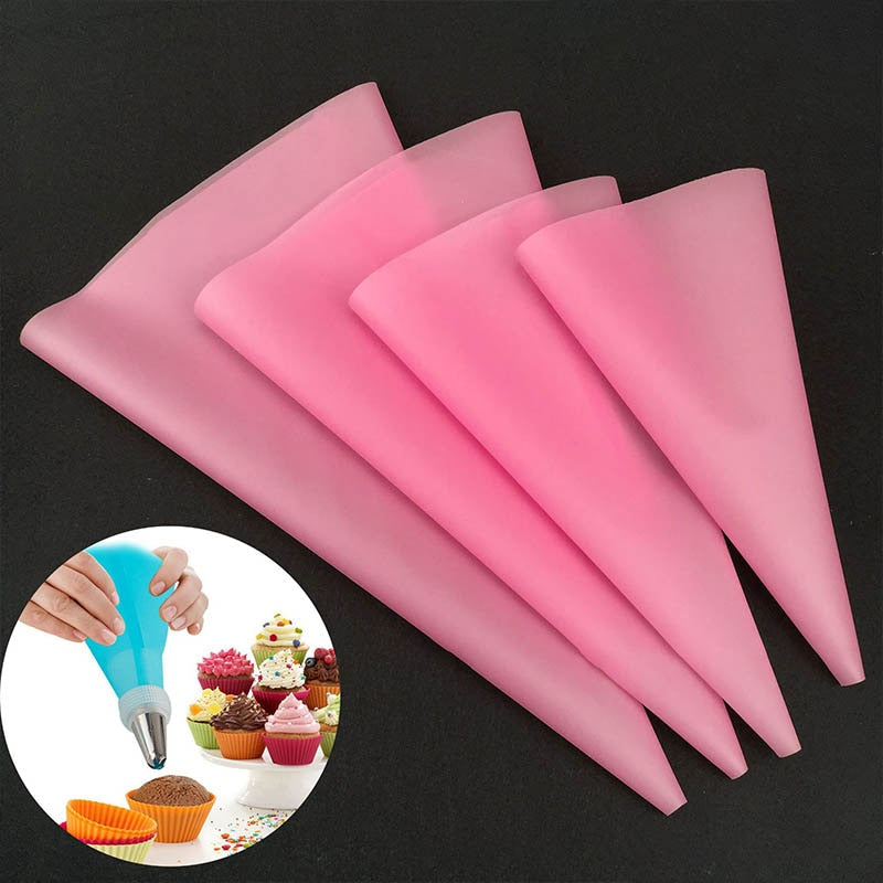 Skanto | 4Pcs Diy Gjenbrukbar Kake Icing Pose