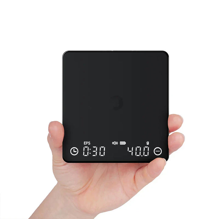 Skanto | SearchPean Tiny/Tiny2s Espresso Kaffekjøkkenvekt, Mini Smart Timer, USB, 2 kg/0.1 g/oz/ml, gratis frakt, gave til mann og kvinne