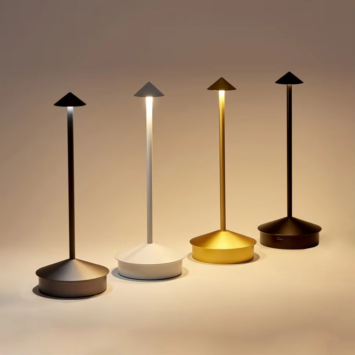 Wiederaufladbare LED-Schreibtischlampe med Touch-Steuerung og 3 lysmodi