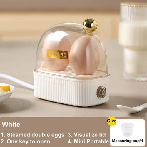 Mini elektrisk eggdampmaskin