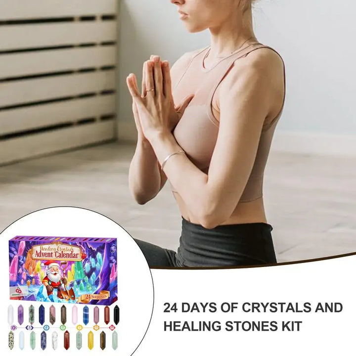 Skanto | CrystalJoy – Adventskalender 2025 med 24 Krystaller & Edelsteiner – Jul