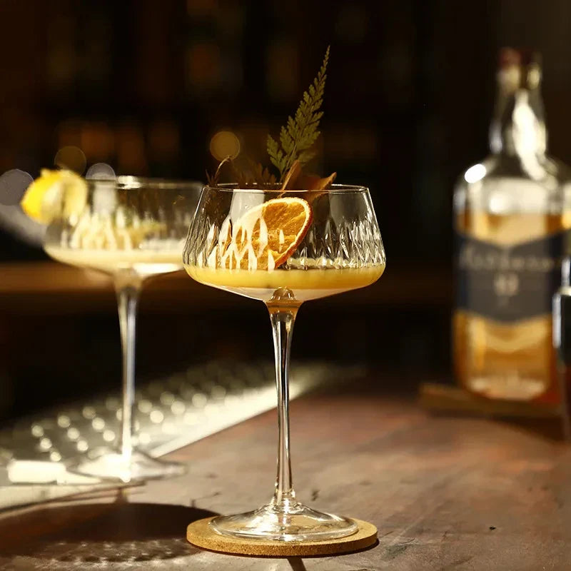 Elegant 2-delt Cocktail Coupe Sett Skanto