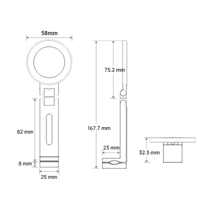 Skanto | Håndfri magnetisk reise telefonholder brakett