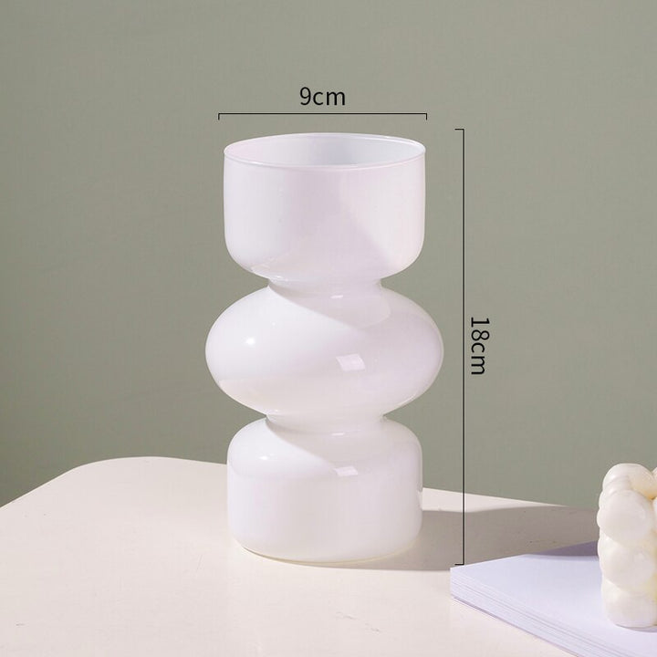 Skanto | Glass Dyre Vase - Flerfarget