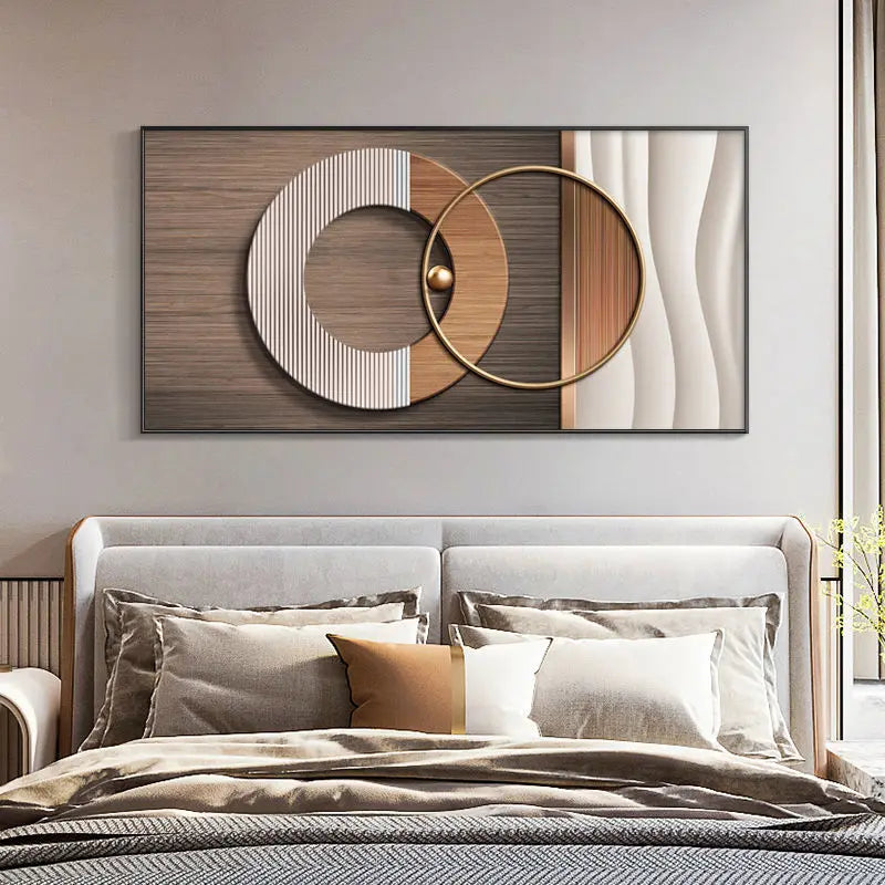Moderne Estetikk Abstrakt Sol & Måne Veggkunsts Fine Art Lerretsutskrifter Bilder For Luksus Loft Stue Spisestue Livsstil Kunst Dekor | Skanto