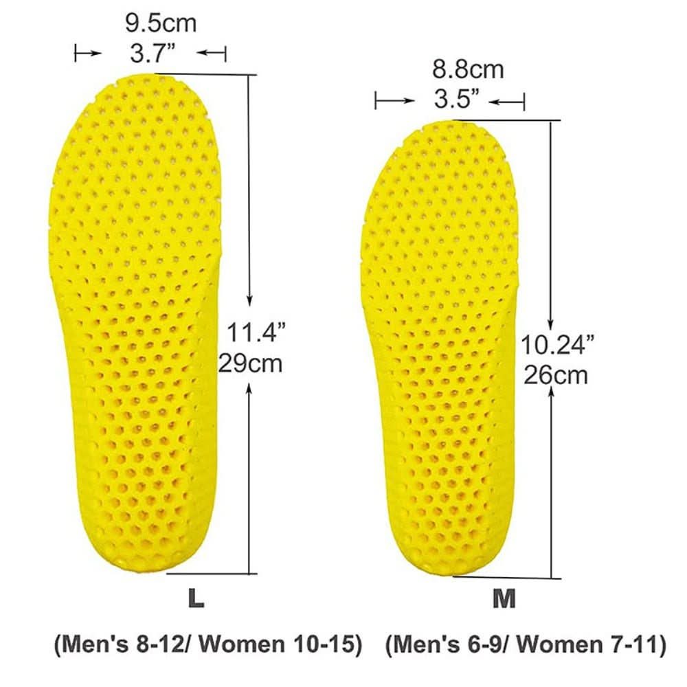 Einlegesohle für Barfußschuhe mit Dämpfung und Atmungsaktivität