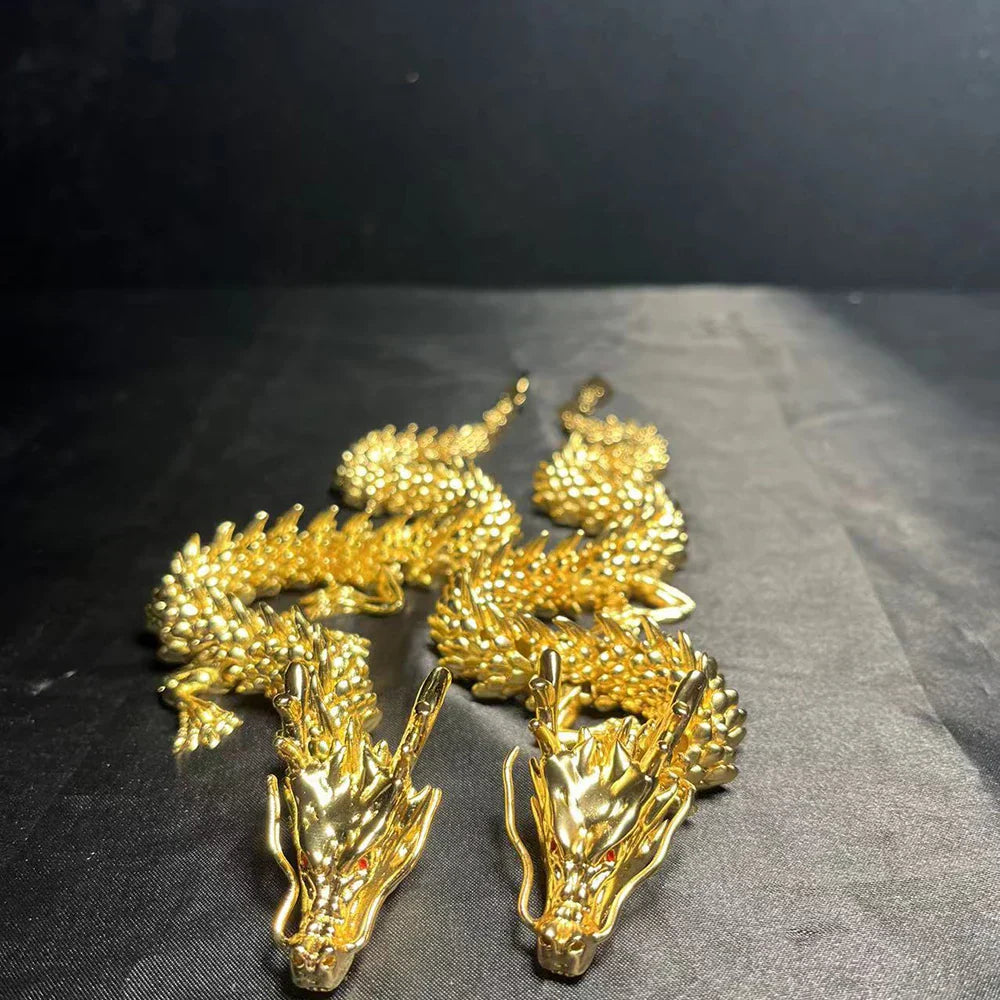 Mystiske vekter 3D messing drage hjemdekor