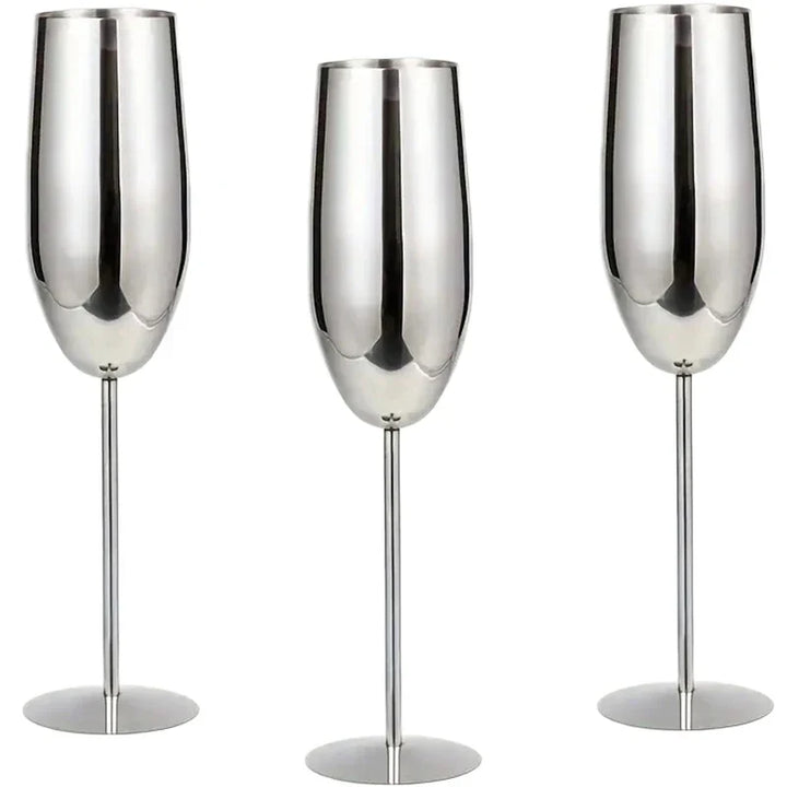 Skanto | Rustfritt glass (Sett med 6)