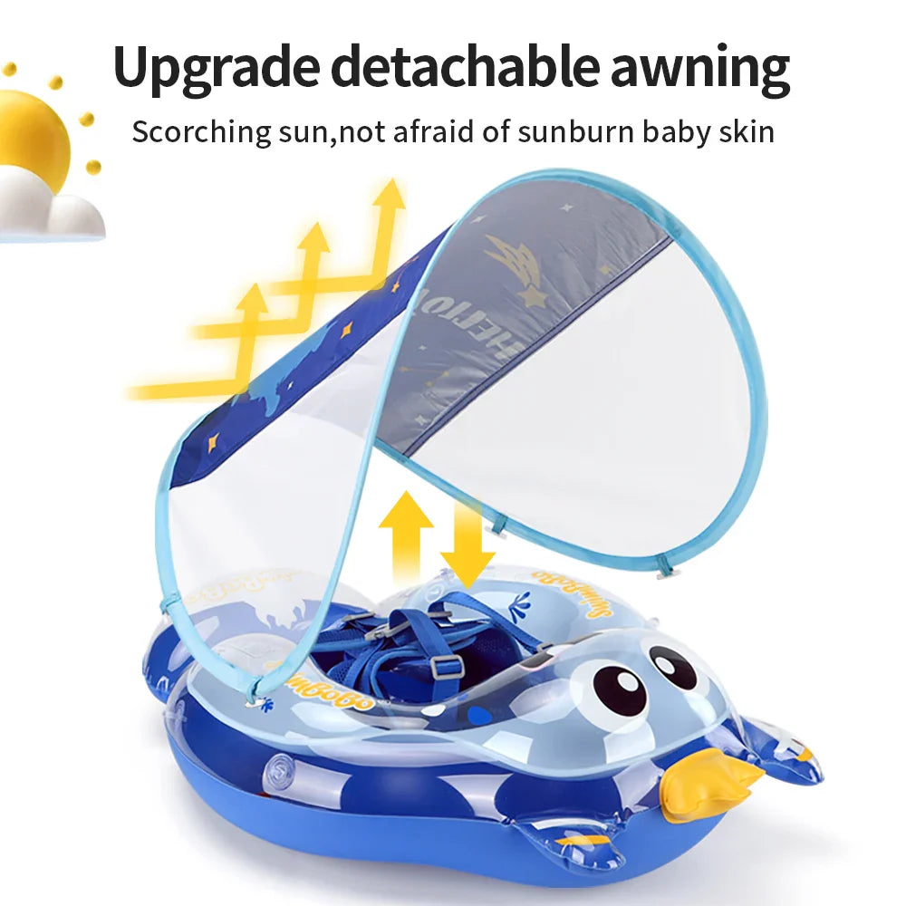 Skanto | Baby svømmering AquaBear | Sikker svømme moro for babyer | For 6–36 måneder | Miljøvennlig PVC